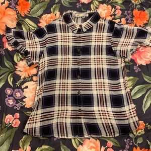 Jolt Flannel Blouse